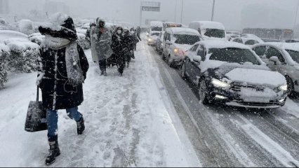 İstanbul'da pazar günü kar yağışı bekleniyor 