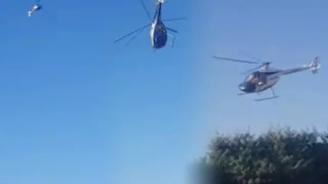 İzmir'deki orman yangınına müdahale eden helikopter Tahtalı Barajı'na düştü
