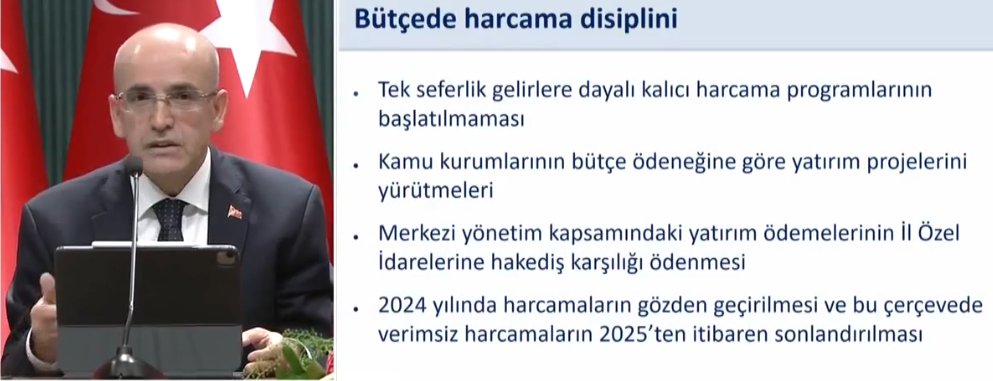 Şimşek: Bu sene hiçbir bakanlık ödeneklerini kesinlikle aşamayacak