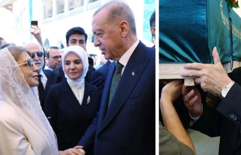 Cumhurbaşkanı Erdoğan, Özer Uçuran Çiller'in cenaze törenine katıldı