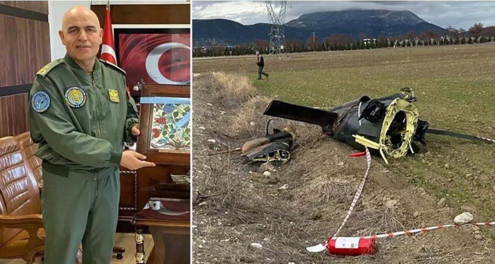 Isparta'da askeri helikopter düştü! 1'i tuğgeneral 6 askerimiz şehit