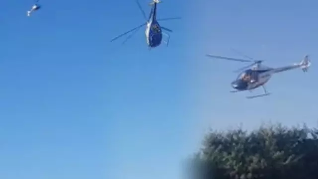 İzmir'deki orman yangınına müdahale eden helikopter Tahtalı Barajı'na düştü  