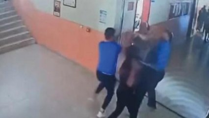 Çorum'da okul basan yabancı uyruklu veli okul müdürünü zincirle darbetti 